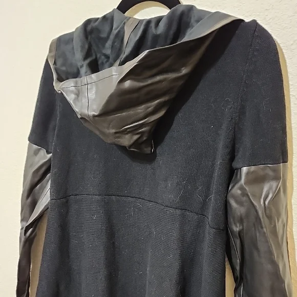 Blank NYC Black Jacket with Leather Accents - Picture 9 of 9